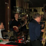 on a gig with George Petit