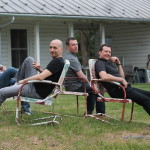 The band! L to R, Tony, Phil, Matthew, Keith