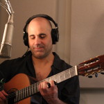 Tony with his nylon string classical guitar